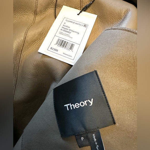 Theory Clairene Moto Jacket in Shearling - Picture 8 of 15